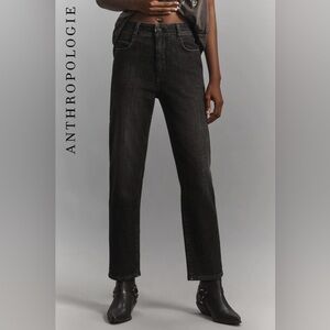 PILCRO ANTHROPOLOGIE Women’s High-Rise Slim Taperered Charcoal Jeans - Size: 26